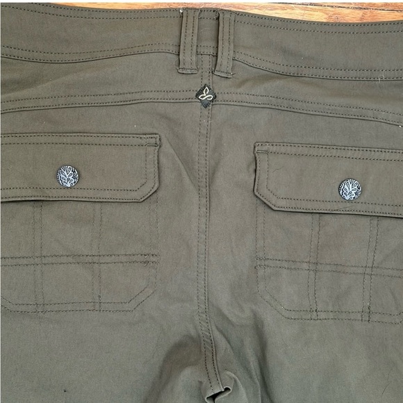Prana Olive Green Women's Shorts - Picture 4 of 4
